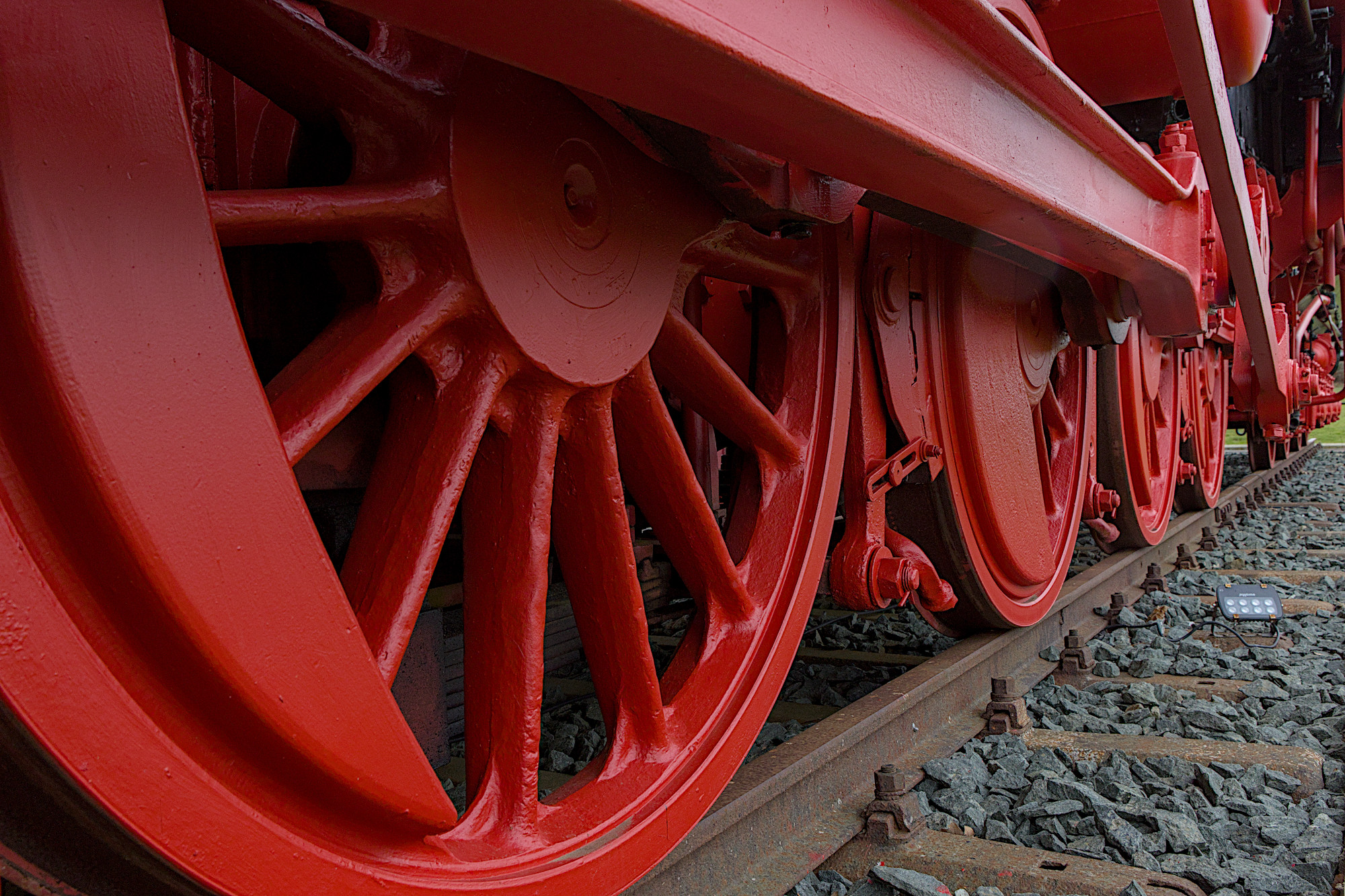 Dampflokomotive 528116 - Detailaufnahme