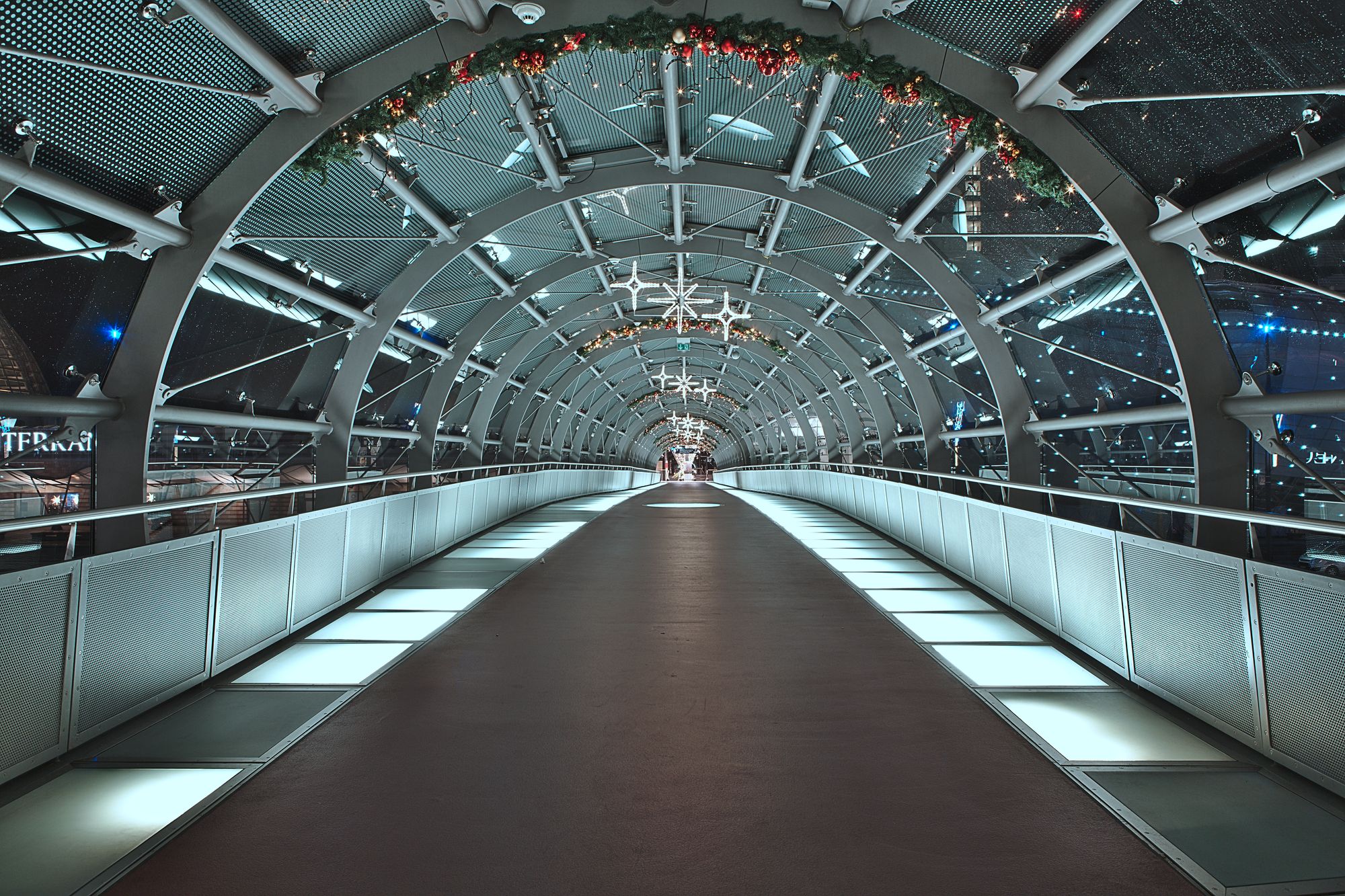 Fußgängerbrücke zum Klimahaus